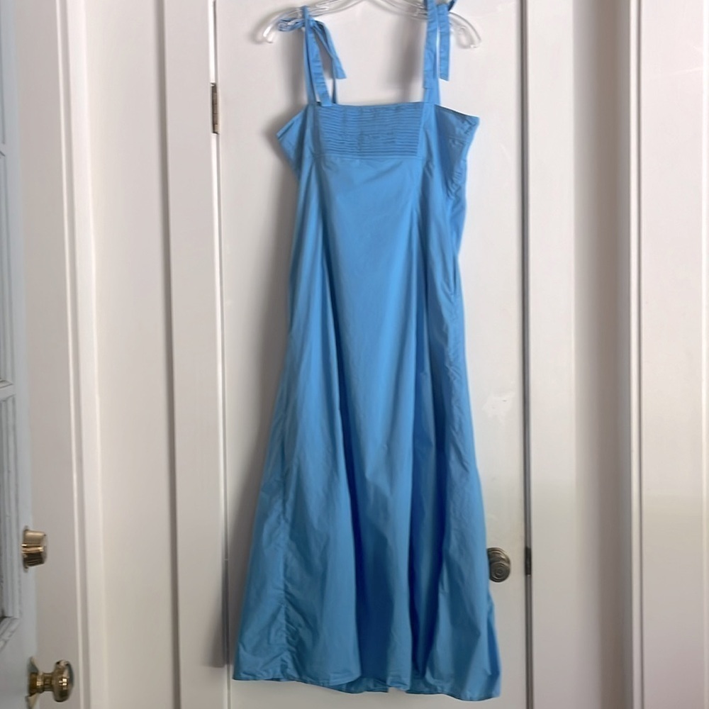 Nicholas Tatianna Cotton Tie Strap Midi Dress in Swim size 12 and 6 - Picture 3 of 13